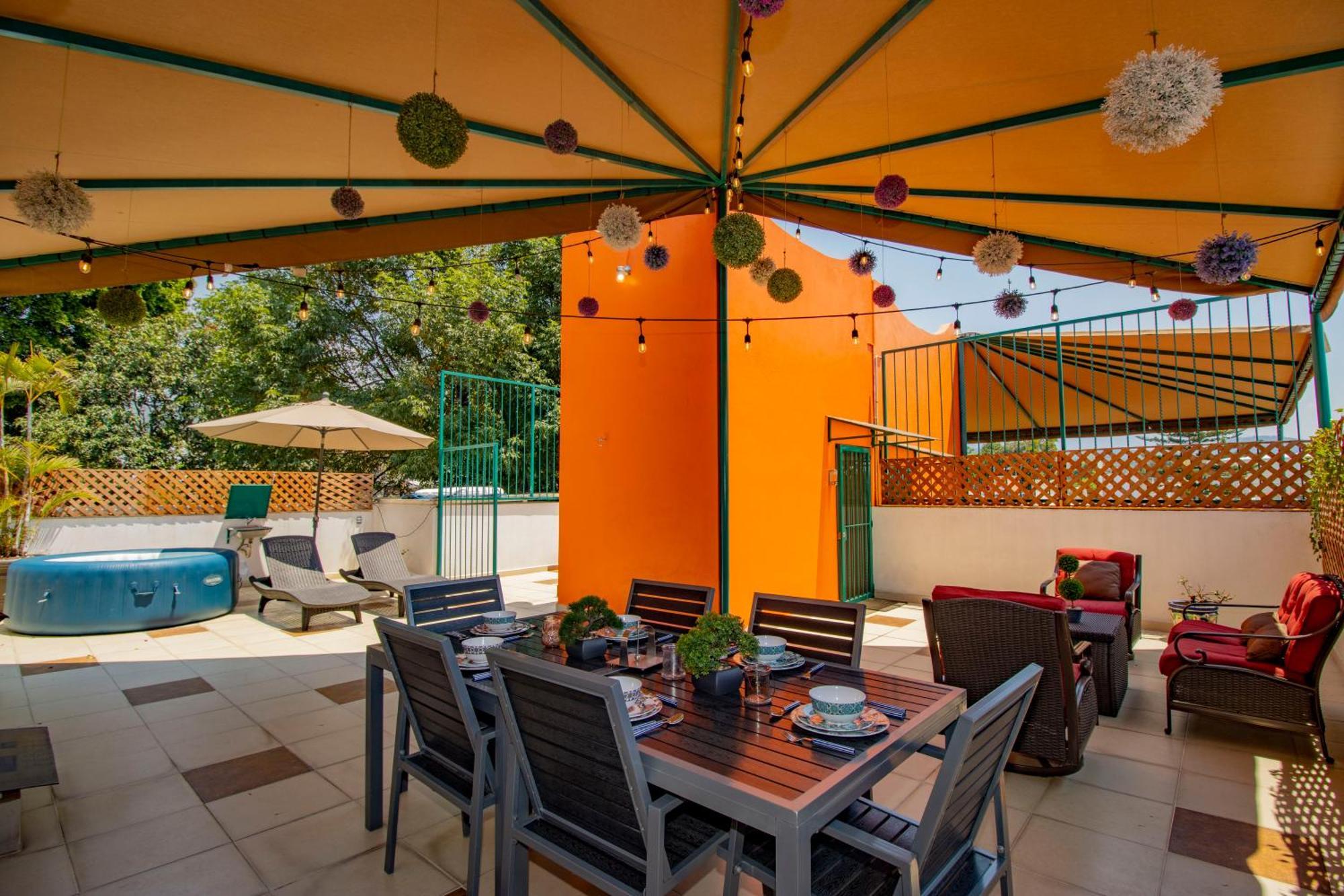 Villa New! Bamboo Rooftop Cuernavaca Exterior foto